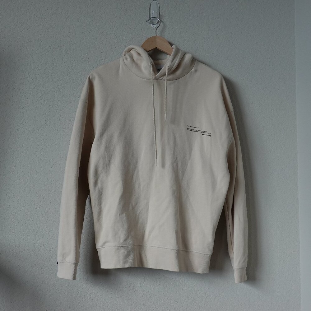 Cream Coloured Zara Hoodie